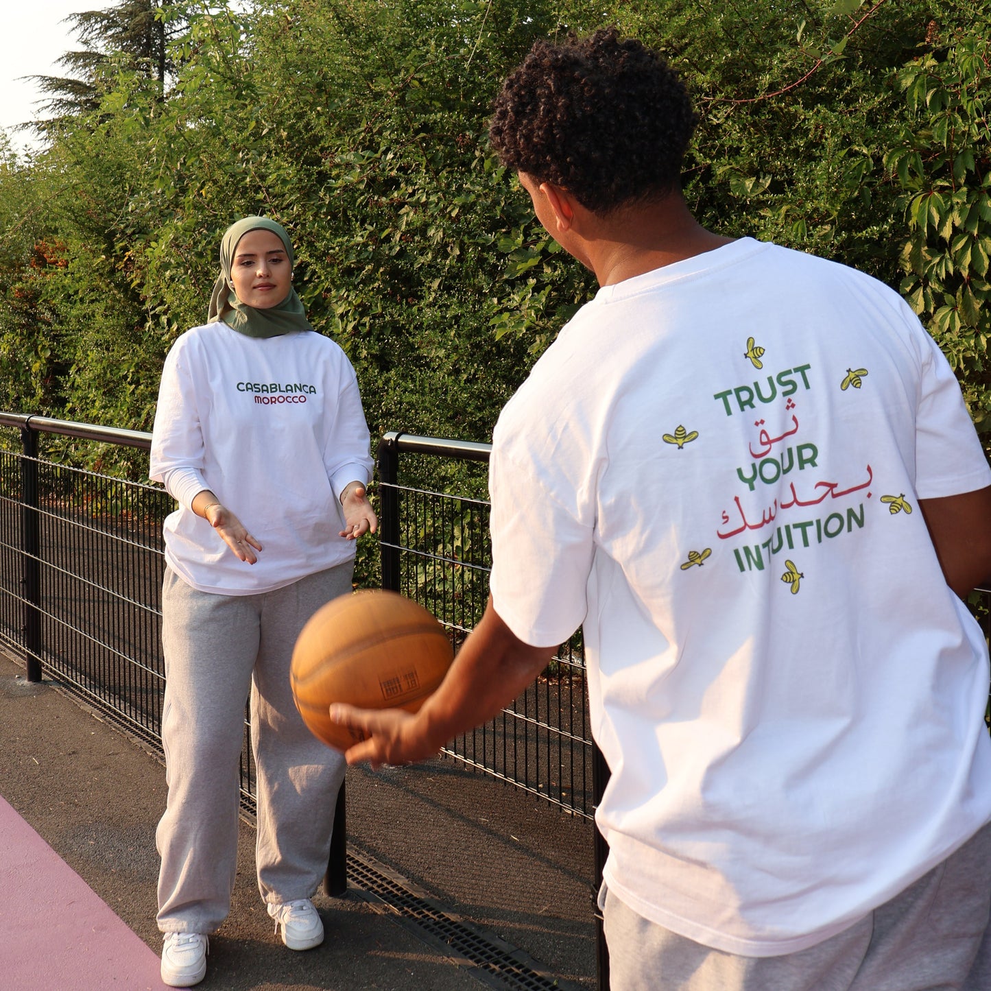 T-shirt Oversize - CASABLANCA - TRUST YOUR INTUITION