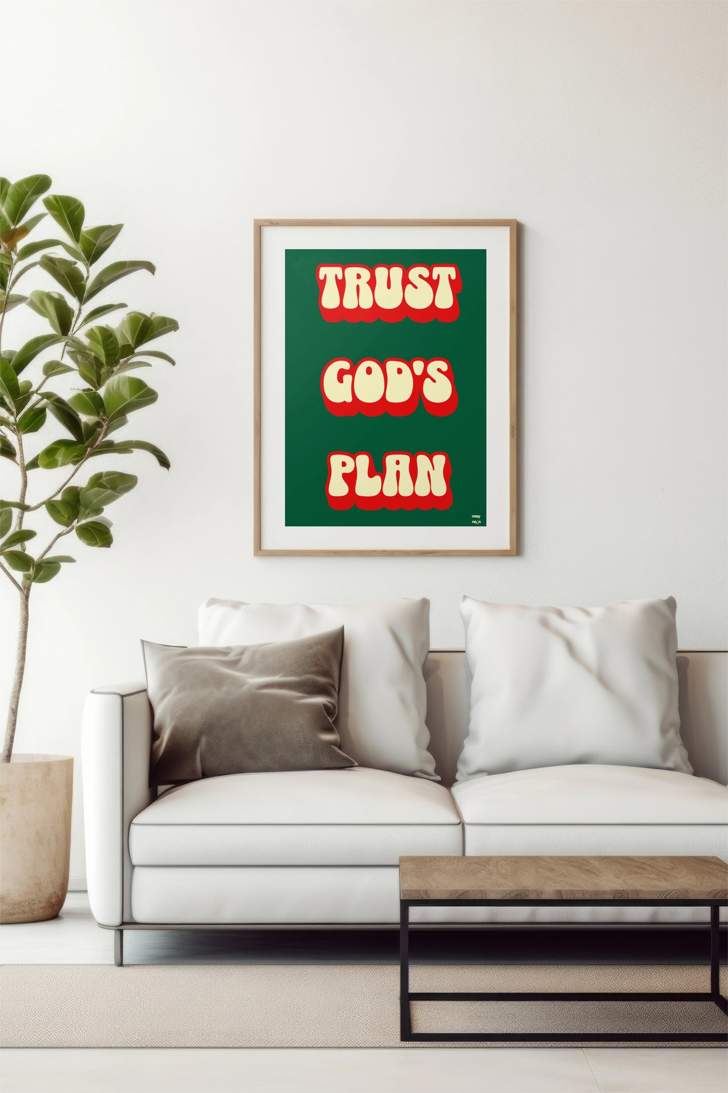 Poster - Trust God's Plan
