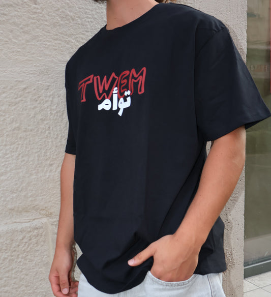 T-shirt Oversize - TWEM – توأم 🍒