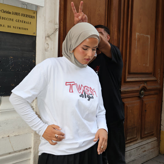 T-shirt Oversize - TWEM – توأم 🍒