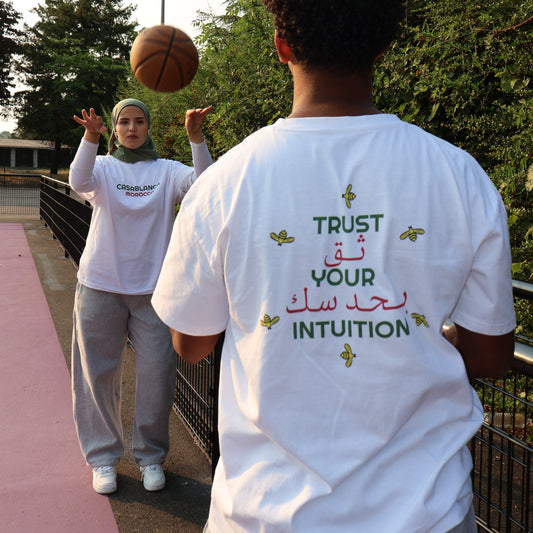 T-shirt Oversize - CASABLANCA - TRUST YOUR INTUITION