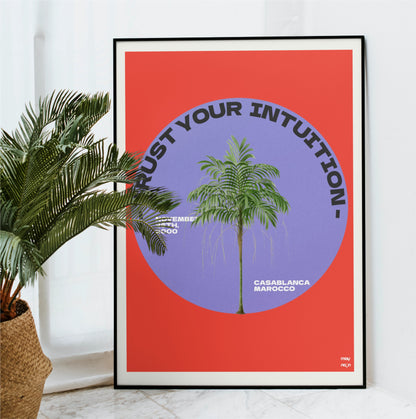 Poster - Trust your intuition 🇲🇦