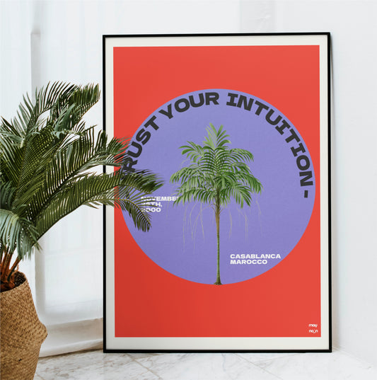 Poster - Trust your intuition 🇲🇦