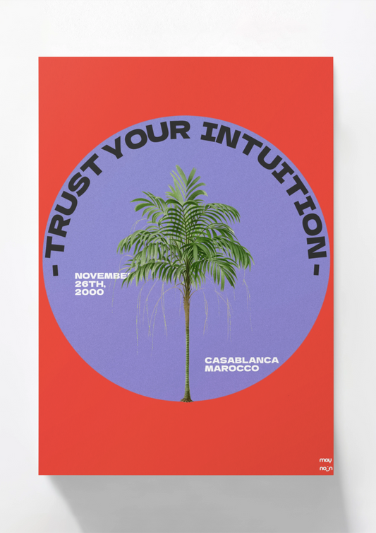 Poster - Trust your intuition 🇲🇦