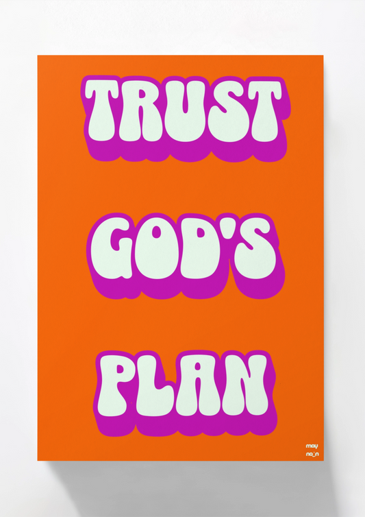 Poster - Trust God's Plan