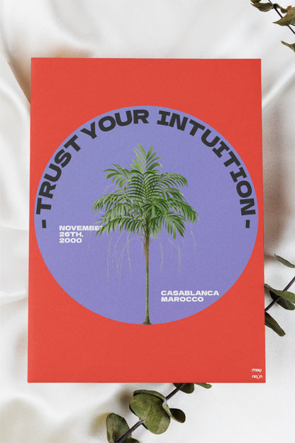 Poster - Trust your intuition 🇲🇦