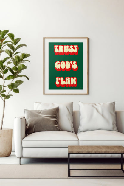Poster - Trust God's Plan